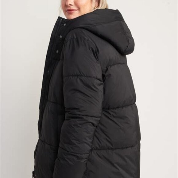 Water-Resistant Hooded Puffer Jacket for Women - Picture 2 of 8